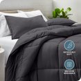 thumbnail image 2 of Down Alternative Comforter Set - 3-Pieces - All Seasons - Queen, Forged Iron Gray, 2 of 8