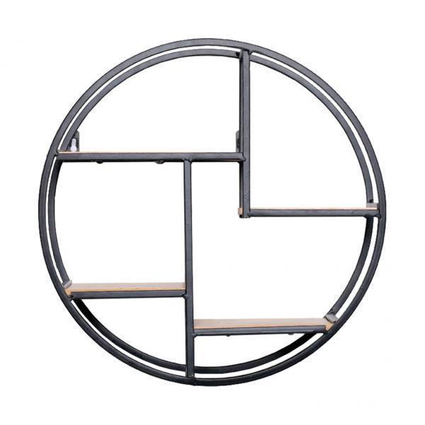 Paquete de 2-3 estantes de almacenamiento de hierro para colgar en la pared, estante de exhibición decorativo, decoración de cafetería para el hogar 2 piezas Sunnimix Estante de almacenamiento para colgar en la pared