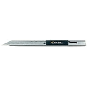 Olfa Stainless Steel Slide-Lock Graphics Knife With Snap-off Blade