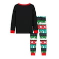 thumbnail image 3 of WIBACKER 1-12Years Toddler Boys Christmas Pajamas Set Toddler Girls Long Sleeve Tops and Pants 2 Piece Pjs Snowman Sleepwear, 3 of 12
