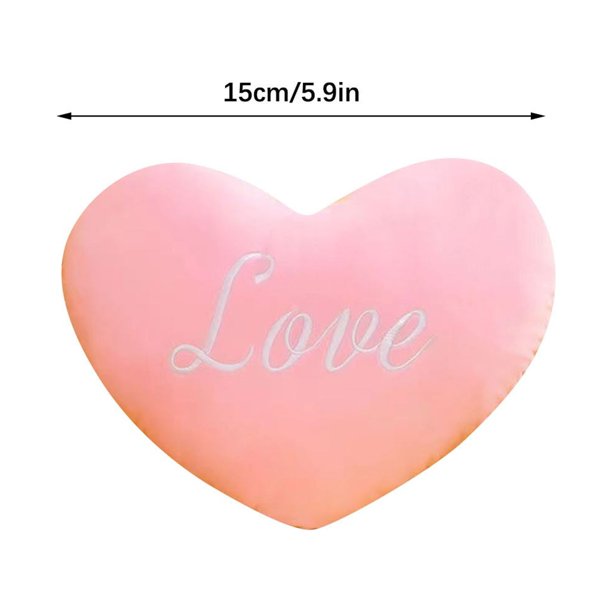 Wmhnj Almohada de amor en forma de corazn para regalo de San