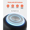 thumbnail image 4 of VEVOR Aluminum Stock Pot, 8-Quart Nonstick Ceramic Coated Pot with Glass Lid, PFOA-Free, PFAS-Free, Compatible with Gas Stoves, Induction Cooktops, Electric Stoves, for Soups, Stews, and Pasta, 4 of 9