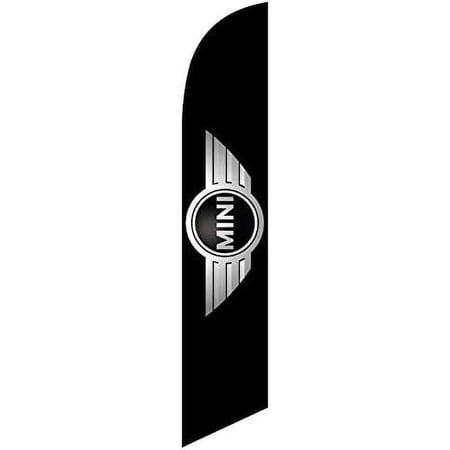 Mini Cooper Feather Banner Swooper Flag, Replacement Flag Only