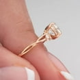 thumbnail image 3 of LINXIQIN 2pcs His and Hers Wedding Ring Sets Couples Engagement Rings Women and Men 925 Sterling Silver AAA Cubic Zirconia Proposal Rose Gold, 3 of 6