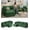 110"Modular-Green, variant on L Shaped Sectional Sofa,Asofer Modular Cloud Sofa with Movable Ottoman with 2 Pillows for Living Room, Bedroom and Apartment, Green