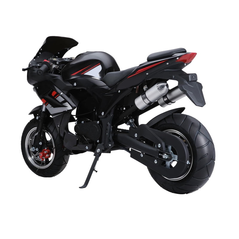 Seipouy 49cc Dirt Bike, Kids Dirt Bike, Mini Motorcycles, Gas Power Motocross, Kids Motorcycle Off Road Pocket Motorbike with Strong Dual Brake, Racing Max Speed 25MPH, Dual Headlights