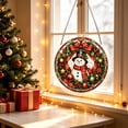 thumbnail image 2 of DVKOVI Christmas Snowman Winter Acrylic Puzzle Suncatchers DIY Stained Glass Home Garden Indoor Decor Window Hanging, 2 of 3