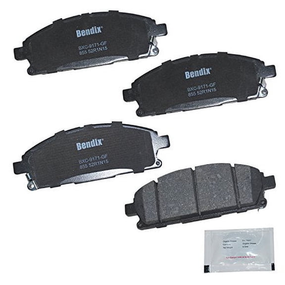 Bendix Premium Copper Free CFC855 Ceramic Brake Pad (Front Front)