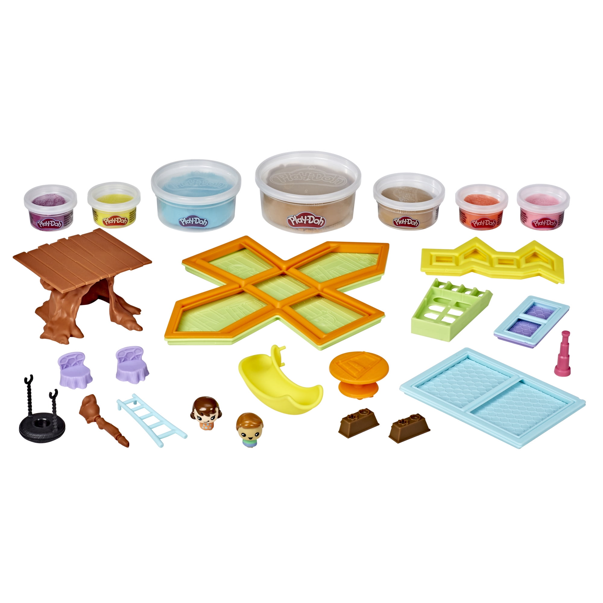 Play-Doh Builder Treehouse Kit, Includes 7 Cans of Play-Doh Modeling Compound