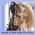 thumbnail image 5 of Duck Billed Clips, 30 count 3.5 Inch Metal  Curl Hair Clips with Holes for Styling, Coloring, Thick Hair Rollers, Salon Use,, 5 of 5