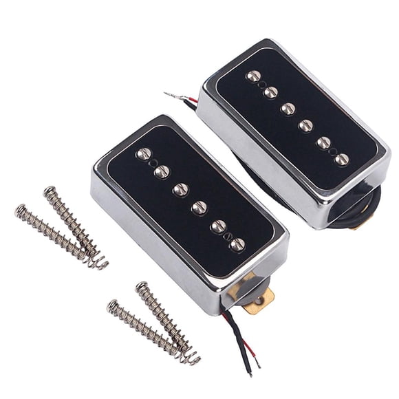 Esquirla Durable Plastic + Copper Electric Guitar Single Coil Pickup Neck / Bridge Black