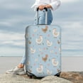 thumbnail image 4 of Uemuo Funny Chicken Printed Washable Luggage Cover - Fashion Suitcase Protector Fits 18-32 Inch Luggage -Large, 4 of 9