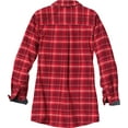 thumbnail image 2 of Legendary Whitetails Women's Legendary Flannel Tunic Long Sleeve Plaid Fitted Button Down Shirt, 2 of 3