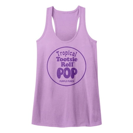 Tootsie Roll Chocolate Flavored Candy Caramel Taffy Tropical Womens Tank Top