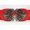 Red, variant on Fashion Vintage Engraving Hipster Casual Elastic Stretch Belt Belt Gm991