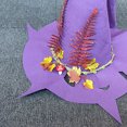 thumbnail image 2 of Btafrte Sombrero Bruja Fieltro para Fiesta Halloween Accesorio Ajustable para Sombrero Bruja (púrpura), 2 of 9