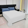 thumbnail image 4 of Full Size Sheet Set Breathable Luxury Sheets Home Solid Color Easy Double Brushed Bed Sheet Wrinkle Fade Stain Resistant, 4 of 7