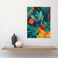 thumbnail image 2 of Bird in Tropical Forest Vibrant Illustration Large Wall Art Poster Print Thick Paper 18X24 Inch, 2 of 5