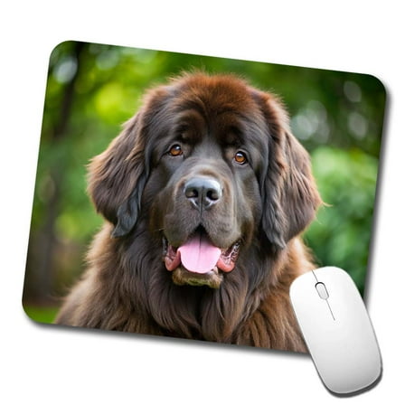 Newfoundland Dog Photo Mouse Pad Low Profile Gaming Mat