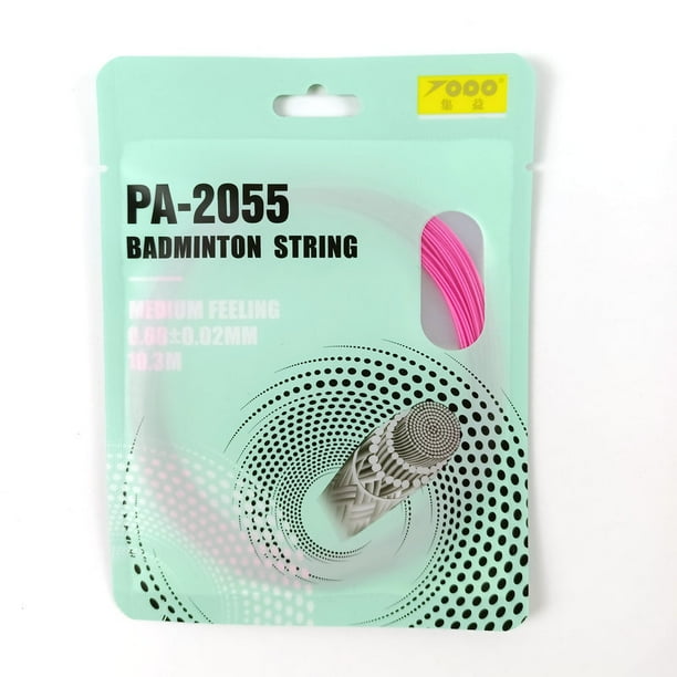 Línea de bádminton TOPO Jiyi PA-2055 Línea de bádminton de alta elasticidad y duradera Línea de raqueta de bádminton para equipos de sala de juego