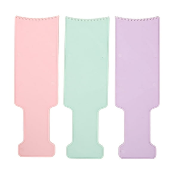 3 Colors Balayage Highlighting Paddle Dye Foil Coloring Balayage Board Set for Hair Bleach