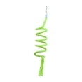 thumbnail image 2 of Percha de cuerda en espiral para pájaros, columpio en espiral para loros, jaula para masticar de entrenamiento, percha de pie, cuerda de escalada para Verde 1m Yinane Perca de cuerda en espiral para pájaros, 2 of 8