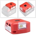 thumbnail image 1 of Fuente de Alimentación Portátil con Luz de Trabajo LED, 2 Puertos USB Y Reemplazo de CC para Adaptador de Fuente de Alimentación M18 Cola Adaptador de corriente, 1 of 8