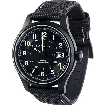 Hamilton Men's HML-H70575733 Khaki Field Black Dial Watch