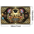 thumbnail image 4 of Xihbxyly Fondo de Graduación, Fondo Fotográfico de Poliéster, Decoración Resistente a Las Arrugas, Diseño Multicolor, Uso Versátil, Esencial para Fiestas de Graduación, Fácil Limpieza y Almacenamient, 4 of 7