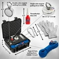 thumbnail image 3 of LORESO Magnet Fishing Kit with Case - Complete Magnets Fishing Kit Box with Double Sided Magnet 880lb, Single Sided 550lb, Rope + Carabiner, Threadlocker & Gloves, 3 of 7