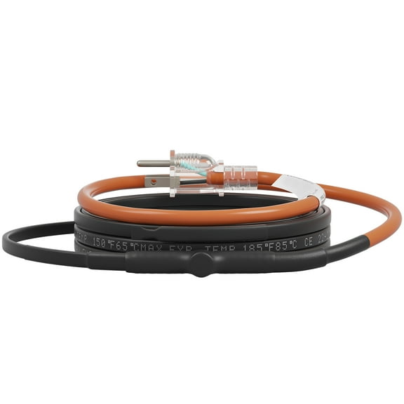 KFFKFF Self-Regulating Pipe Heating Cable, 18-feet 5W/ft Heat Tape for Pipes Freeze Protection, Protects PVC Hose, Metal and Plastic Pipe from Freezing, 120V