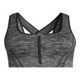 thumbnail image 2 of Baweave Women‘s Medium Support Zip Front Sports Bra  Sizes S-3XL, 2 of 4