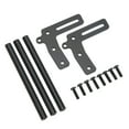thumbnail image 2 of RC Crawler Car Metal Front Bumper, Anti Scratch Good Protection Front Bumper Stable Performance Aluminum Alloy  For SCX10 Black, 2 of 8