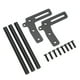 thumbnail image 4 of Parachoques delantero de metal para coche trepador de control remoto, rendimiento estable, buena protección, antiarañazos, parachoques delantero RC para SCX10, color negro, 4 of 10