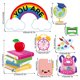 thumbnail image 4 of Methold Conjunto de decoración de tablón de anuncios para apertura escolar, recortes motivacionales, decoraciones de pared coloridas Kits de experimentos de química 88 piezas, 4 of 6