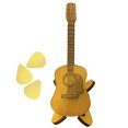 thumbnail image 1 of Caja de púas de guitarra acústica de madera soporte para púas de guitarra con soporte caja de almacenamiento para púas de guitarra borde liso accesorios para guitarra sin rebabas, 1 of 8