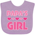thumbnail image 3 of Inktastic Papas Girl Granddaughter Girls Baby Bib, 3 of 4