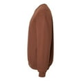 thumbnail image 4 of Gildan SF000 Softstyle Crewneck Sweatshirt-Cocoa-2XL, 4 of 5