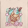 thumbnail image 3 of Instant Message - Taiyaki Frog - Women's Lightweight French Terry Long Sleeve Shirt, 3 of 6