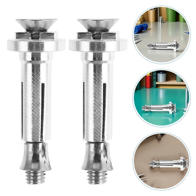 Houderco 2Ud Tornillos De Retrofitting Para Guardamanos De Motocicleta Y Atv En Aluminio Plata