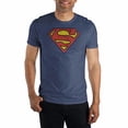 thumbnail image 7 of Bioworld Superman Logo Men's Navy Tee - Classic DC Comic Graphic T-Shirt, Cotton-Large, 7 of 7