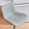 thumbnail image 4 of YOUNIKE Bar Stools with High Back Soft Cushion Set of 2 Adjustable Swivel Bar Chairs Counter Stools,Gray, 4 of 11