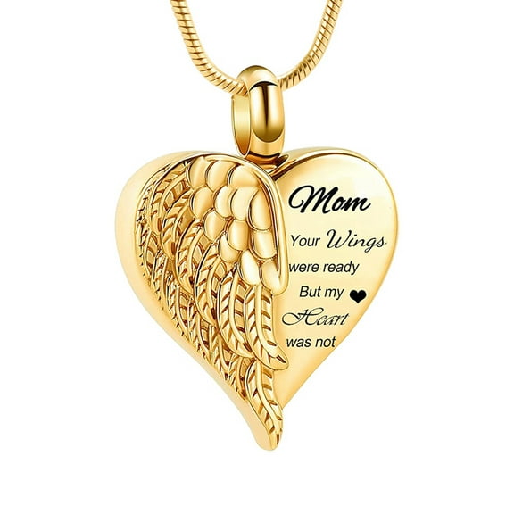 Heart Cremation Jewelry Heart Urn Necklaces for Ashes for Women Cremation Memorial Mini Keepsake Ashes Hollow Pendant  for Dad Mom for Love Ones