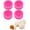 4PCS, variant on Silicone Dumpling Baozi Maker Mold 6 Pack, Reusable Manual Dough Shaper for Steamed Bun Chocolate Mini Cake