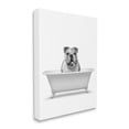 thumbnail image 5 of Stupell Industries Bulldog In Tub Bathroom Animal Animals & Insects Painting Gallery Wrapped Canvas Print Wall Art, 5 of 5