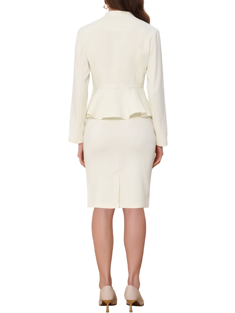 cream dress suit womens Women's Beige Suits