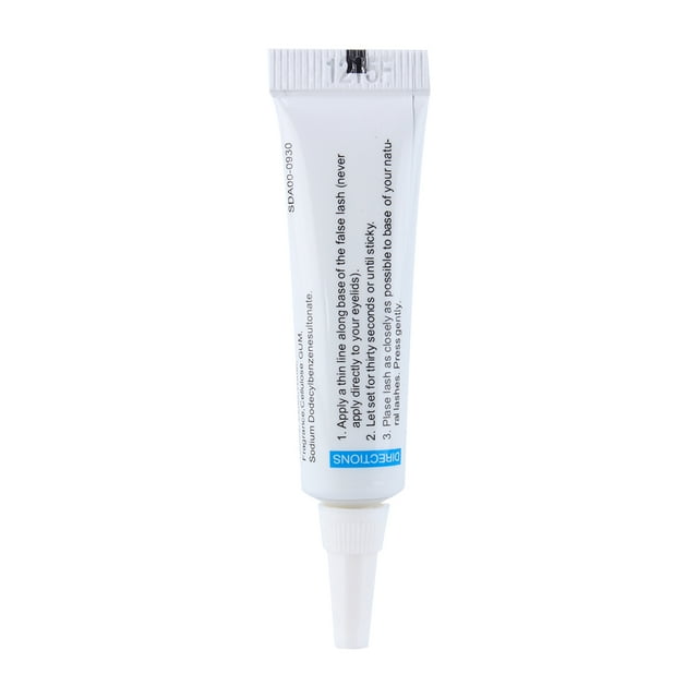 Colle pour Cils Imperméable Forte Claire Noire Faux Cils Bande de Colle Adhésifs pour Cils Zy