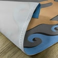 thumbnail image 5 of Ambesonne Animal Place Mats Set of 4, Wooden Paper Base Whale, Standard Size, Grey Blue and Brown, 5 of 6