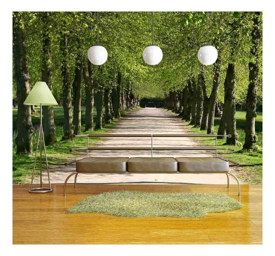 Wall26 Green Path in a Forest Removable Wall Mural Selfadhesive