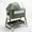 Green, variant on suihuooo 4 in 1 Baby Bassinet Bedside Sleeper, Height Adjustable, Easy Folding,Green